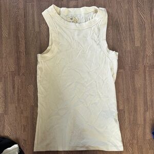 MADEWELL WHITE CREAM TANK TOP SIZE XS